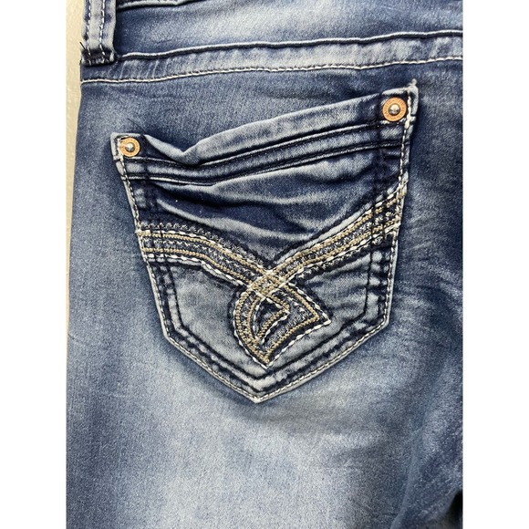 SOLD Hydraulic women’s low rise bailey jeans sz 4 slim boot cut y2k tall - Picture 6 of 7